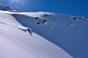 Der Schnee entlohnte sogar den ersten gescheiterten Versuch