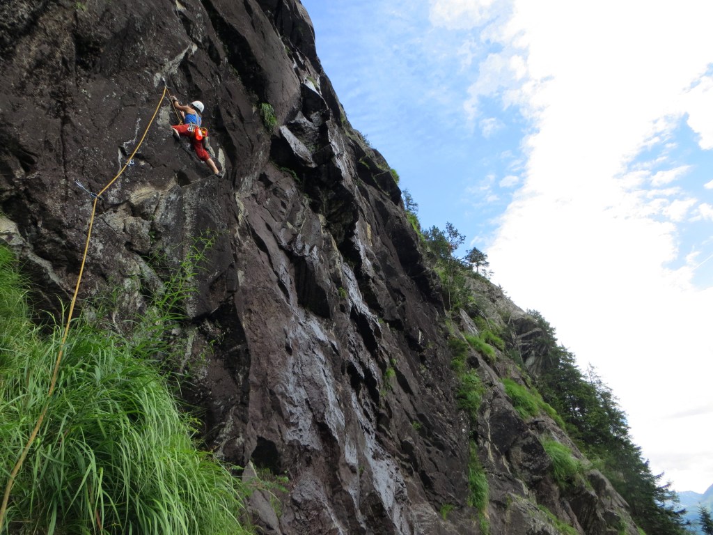 Erste Mehrseillänge 2015