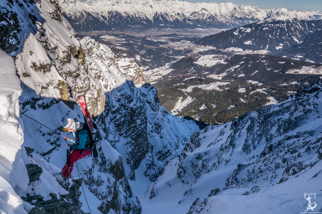 Schrecksekunde auf der Serles